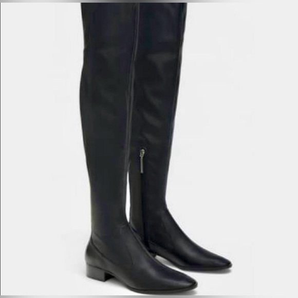 Zara Over The Knees Studded Boots US 7.5 - Picture 2 of 8